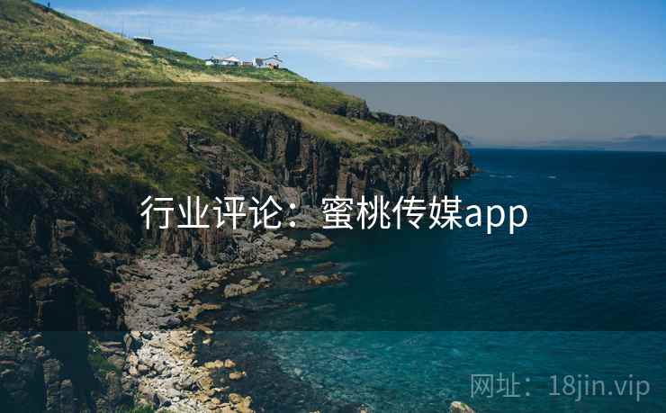 行业评论:蜜桃传媒app