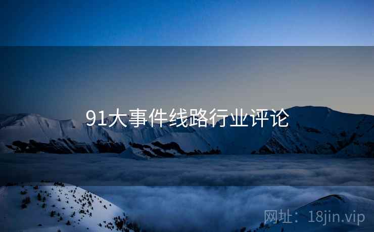 91大事件线路行业评论