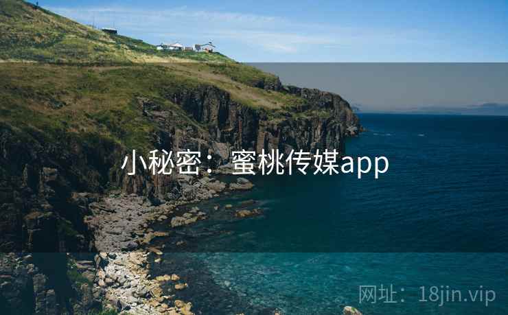小秘密:蜜桃传媒app